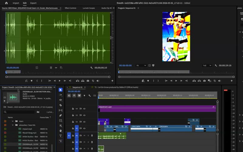 Audio timeline from call 3